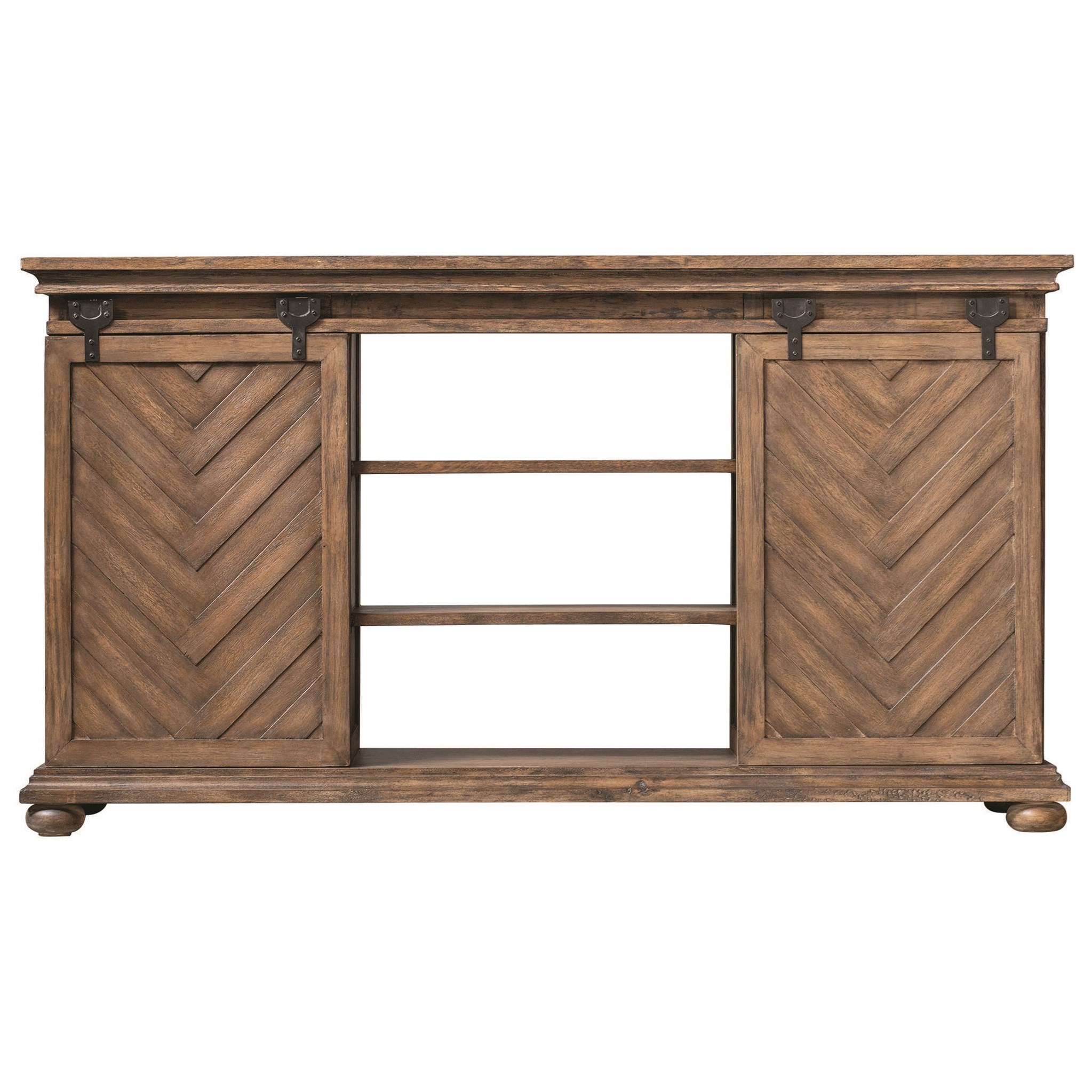 Uttermost Accent Furniture 25445 Primalia Barn Door Media Console